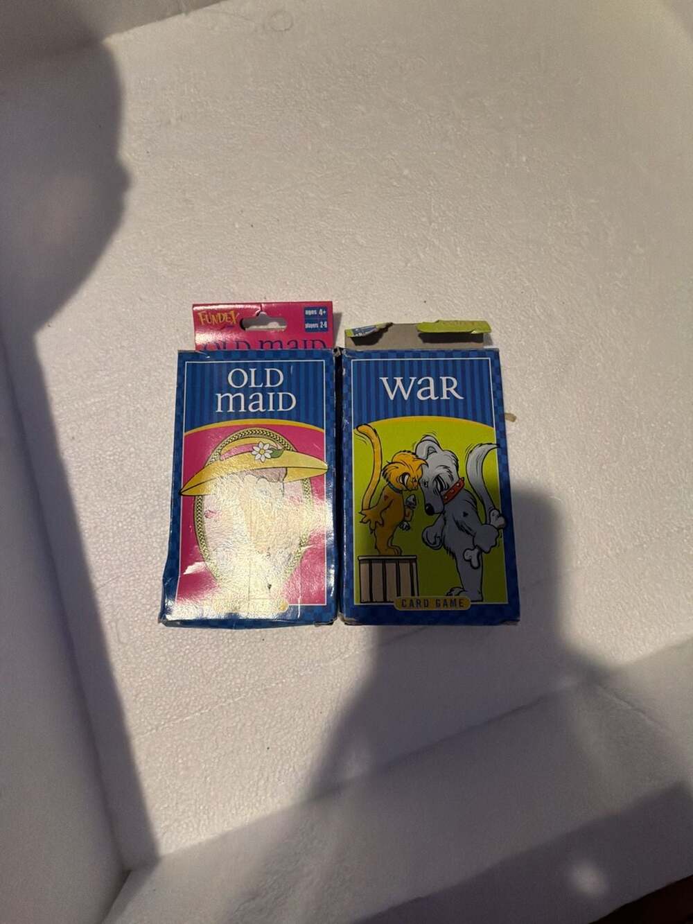 Fundex Old Maid and War Classic Card Games Set